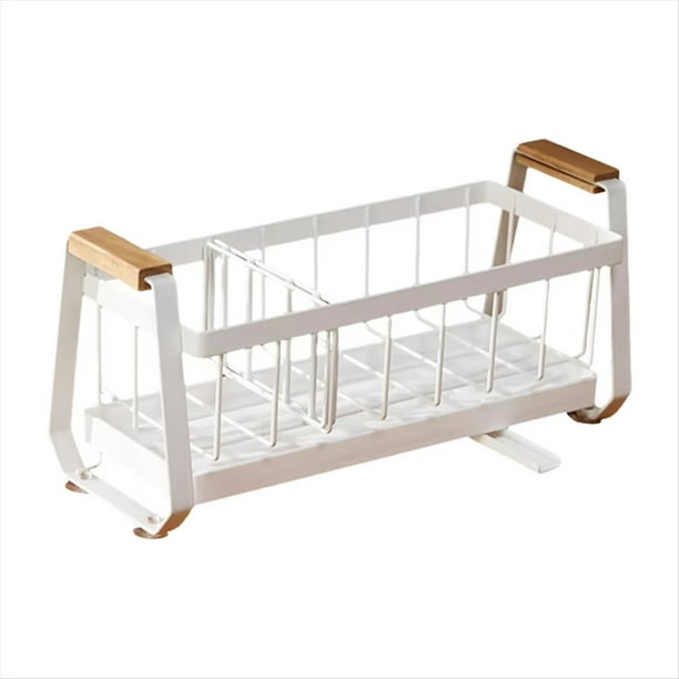 Soporte para esponja de de cocina, escurridor de jabón, de encimera multifuncional, organizador para decoración del hogar D