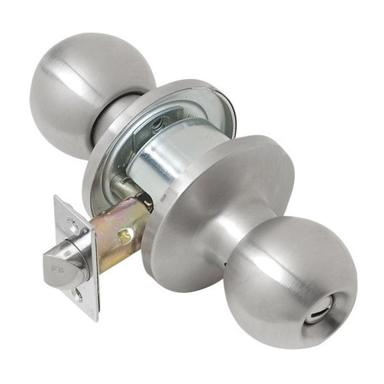 Tell Storeroom Lockset Satin Stainless Steel 2 Grade Left Handed, Right