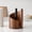 Walnut, variant on Mountain Paper Towel Holder, Countertop Stand with Natural Mango Wood Base & Iron Holder, Holds Jumbo/Mega Rolls, No Tools Required, Kitchen & Dining Organizer