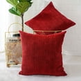 thumbnail image 1 of Paquete de 2, Funda de cojín cuadrada decorativa suave de pana, fundas de cojín, decoración del hogar, decoración para sofá, cama, silla, 18 x 18 pulgadas/45 x 45 cm Sailing Electrónica, 1 of 3