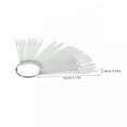 thumbnail image 2 of ACDANC 50Pcs Nail Sample Palette Transparent Nail Tips for Beauty Practice Stuff 12.5x12x1cm Lucency, 2 of 7