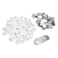 thumbnail image 1 of 100 Set DIY Pin Badges Part Tinplate Plastic Blank Button Pins for Badge Maker Machine, 1 of 8