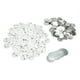 thumbnail image 1 of Piezas de botón con pin en la parte posterior Bling Bling kit de Insignia 100 pines de botón blanco, 1 of 12