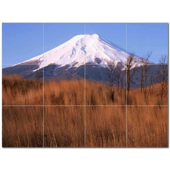 Mountain Picture Ceramic Tile Mural Kitchen Backsplash Bathroom Shower 405573-S43