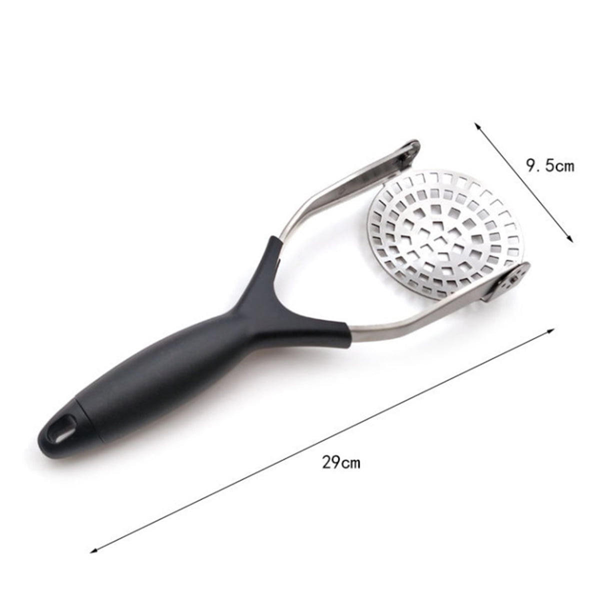 Stainless Steel Potato Masher Kitchen Tool(AUGMENTED MODEL) - Ergonomic  Design, Sturdy Construction, Long & Comfortable Grip - Manual Masher by  MEAARTEM