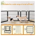 thumbnail image 5 of Dog Playpen Outdoor Puppy Exercise Pen Indoor Portable Pet Fence for Yard/RV Camping, 24 Inch 12 Panels, 5 of 5
