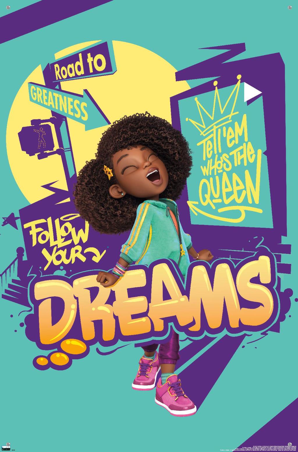 Karma's World - Follow Your Dreams Wall Poster with Pushpins, 22.375" x 34"