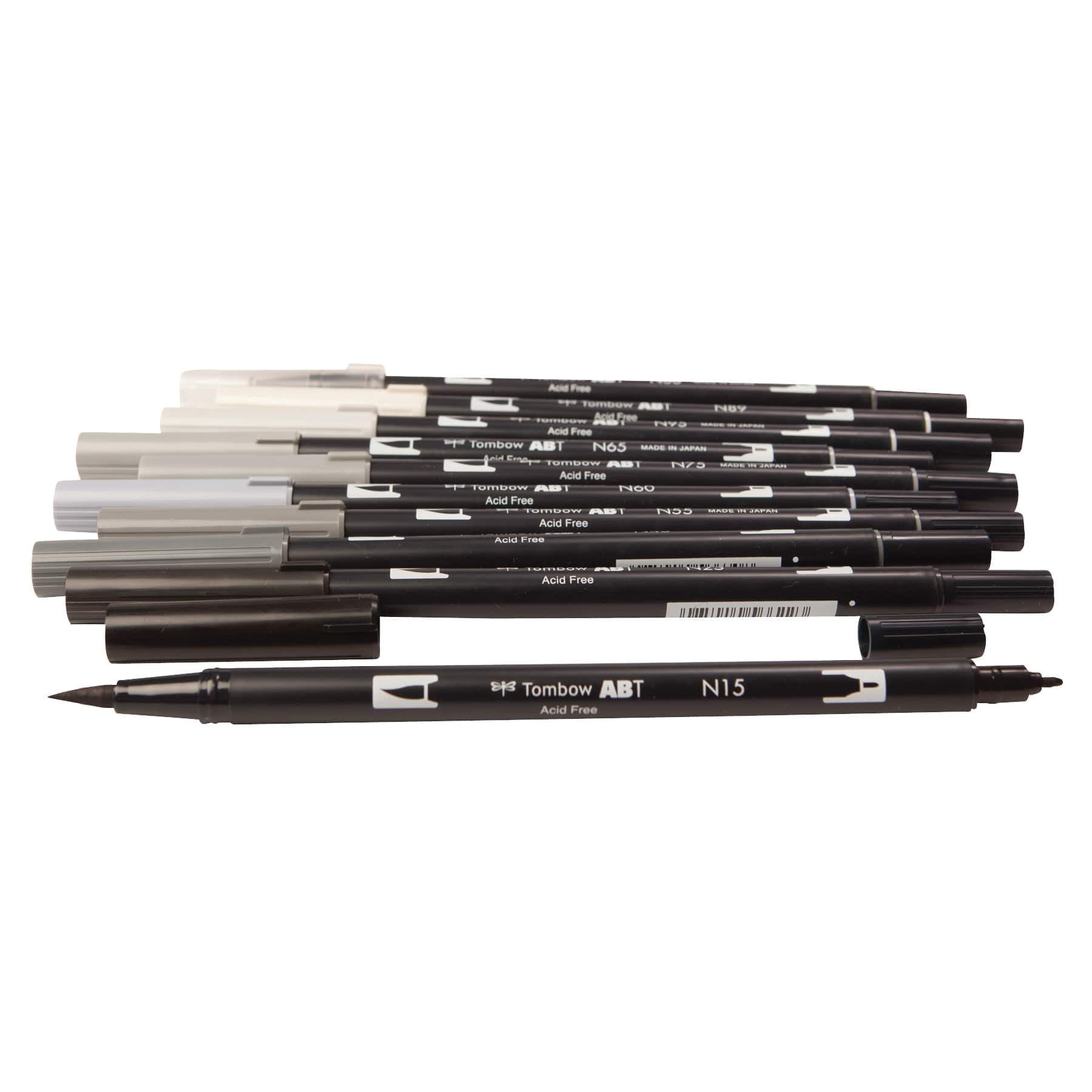Tombow Dual Brush Pen - N15 - Black