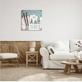 thumbnail image 2 of Stupell Industries Live To Ski Rustic Snow Sports Rustic Cabin, 24 x 24, Design by Elizabeth Tyndall, 2 of 6