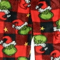 thumbnail image 5 of Dr. Seuss The Grinch Pajamas Buffalo Plaid Holiday Matching Family Sleepwear, 5 of 5
