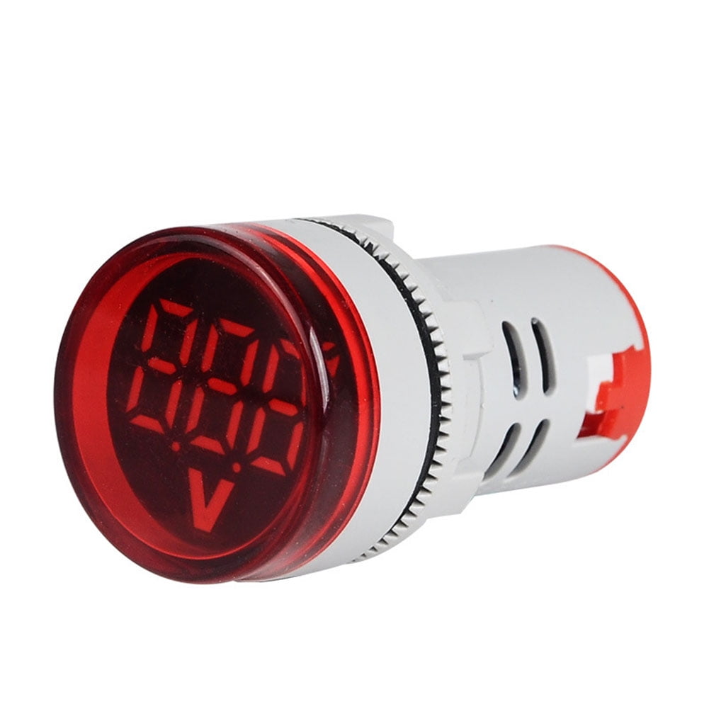 22mm LED Digital Display Gauge Volt Voltage Meter Indicator Signal Lamp