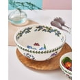 Garden 9" Salad Bowl Assorted Motifs Fine Earthenware Chip Glaze