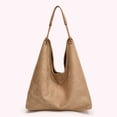 thumbnail image 2 of Bolso Axila Slouchy Hobo Bag Mujer Ante Cierre Magnético Retro, 2 of 9