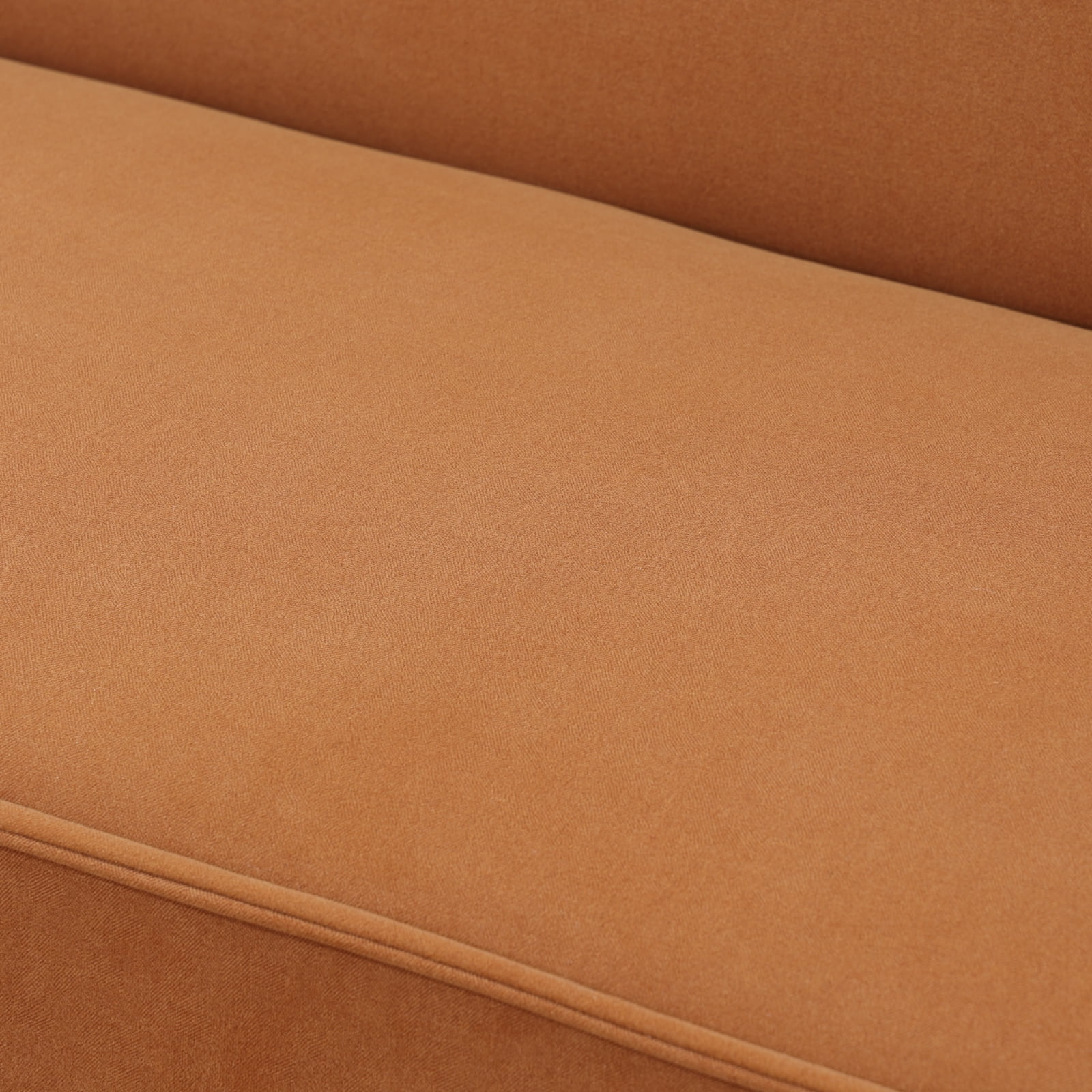 Modern Futon Sofa Convertible Sofa Couch Sleeper Recliner Futon Couches Bed, Adjustable Loveseat for Living Room,Dark Orange