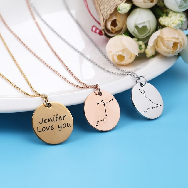 Zodiac Jewelry Horoscope Constellation Necklace Zodiac