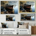 thumbnail image 4 of Designart "Morning Mist Sailing Allure" Boat Sailing Picture Framed Canvas Art Print, 4 of 5