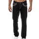 thumbnail image 1 of Pantalones largos para hombre, casuales, de mezclilla, de algodón, rectos, rotos, con agujeros, pantalones largos, pantalones para hombre, 1 of 9
