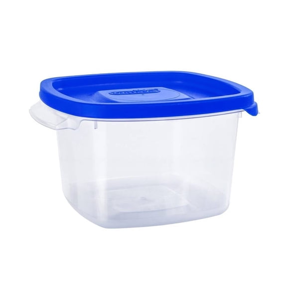 Herméticos Cubasa Plástico Refripractic Cuadrado Tapa Azul