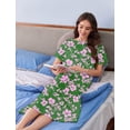 thumbnail image 6 of Pinspark Hospital Gowns for Women Labor Delivery Shoulder Surgery Dress Adaptive Clothing Night Robes for Elderly Plus Size, 6 of 6