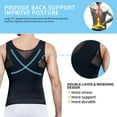 thumbnail image 5 of Compression Shirts for Men to Hide Gynecomastia Moobs Slimming Body Shaper Vest Abs Tank Top Undershirt, 5 of 7