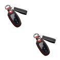 thumbnail image 1 of Sidaley Funda de cuero para llave de coche Vintage, llavero, Protector de llaves antiarañazos, accesorio de repuesto para Tucson NX4/Ioniq Negro 2piezas, 1 of 6