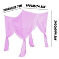 thumbnail image 2 of Weloille Pink Bed Canopy Net, 2 of 2