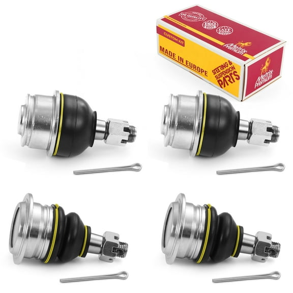 Metrix Premium Chassis Parts - 4 PC Front Upper & Front Lower Ball Joint Kit Fits 08-21 Lexus LX570, 08-21 Toyota Land Cruiser, 08-22 Sequoia, 07-21 Tundra, K500224, K500018