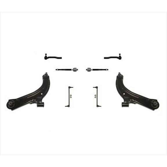 Front Lower Control Arms Rods & Links Kit For 07-11 Versa & 09-14 Cube