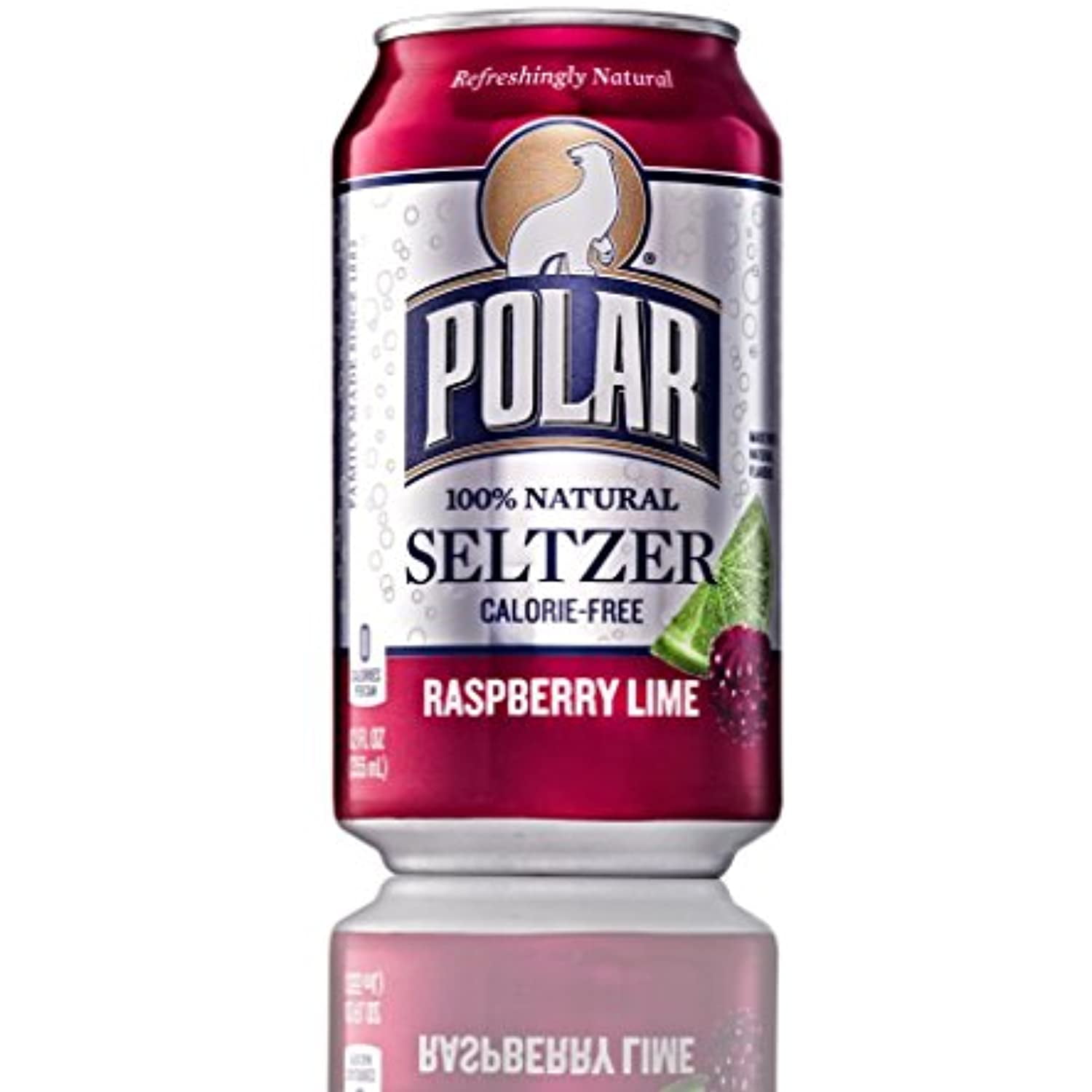 Polar Raspberry Lime Seltzer 12 Oz Cans Pack Of 24