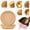 Brown, variant on Dicasser 50Pcs Paper Air Fryer Liners Non Stick Disposable Air Fryer Unperforated Round Baking Microwave Roasting(Brown)