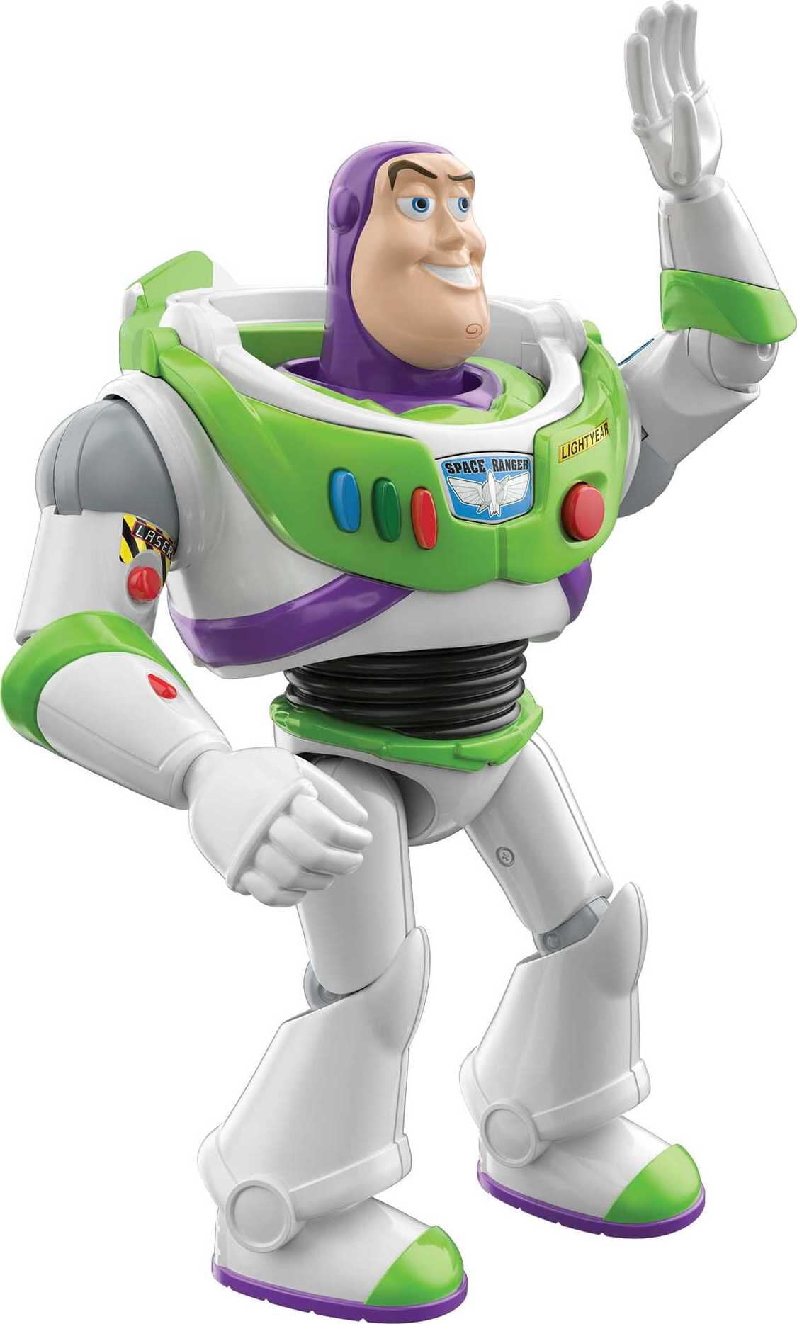 Pixar Toy Story Toys, Buzz Lightyear Interactables Talking Figure -  
