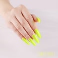 thumbnail image 4 of Qarigey 1 Juego de uñas postizas de prensa larga resistentes a los arañazos, Kits de manicura de uñas artificiales, regalos de cumpleaños para Juegos de manicura SM17076 Amarillo claro Qarigey CE011515-04, 4 of 6