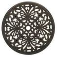 thumbnail image 5 of Cast Aluminum Round Bistro Table 23 in Outdoor Indoor Side Table, Bronze, 5 of 8
