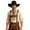 Z23-Black, variant on Shapeable Brim Felt Cowboy Hat Cattleman Western Hat for Men Women Cowgirl Rodeo Party Country Music Festival