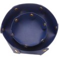 thumbnail image 1 of 2 Pcs Bandeja de Valet para Mujeres y Hombres, Bandeja de Joyería de Cuero PU Organizador de Almacenamiento Catchall (2 Tamaños, Azul Oscuro), 1 of 7