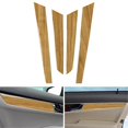 thumbnail image 2 of 4PCS Interior Door Panel Cover Trim Yellow Wood Grain for C-Class W204 2007-2013, 2 of 5