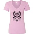 thumbnail image 3 of Inktastic Born in 1969 Limited Edition Women's V-Neck T-Shirt, 3 of 5