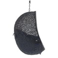thumbnail image 4 of Modway Encase Swing Outdoor Patio Lounge Chair Without Stand in Black Navy, 4 of 7