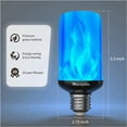 thumbnail image 5 of Bombillas LED Morsatie Upgrade Flame de 3 W E26, color azul, 5 of 5
