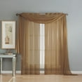 thumbnail image 2 of Diamond Sheer Voile Curtain Panels, 2 of 6