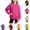 Hot Pink, variant on YOUYEDIAN Base Layer for Girls Casual Comfy Long Sleeve Crewneck Solid Color Shirts