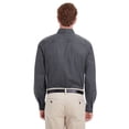 thumbnail image 2 of Men Foundation 100% Cotton Long-Sleeve Twill Shirt with Teflon 2XL DARK CHARCOAL, 2 of 3