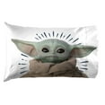 thumbnail image 5 of Baby Yoda Full Bed Set, 100% Microfiber, Navy Blue, The Mandalorian, Star Wars, 5 of 6