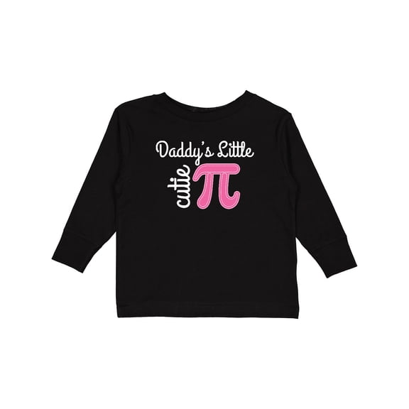 Inktastic Daddy Little Cutie Pi Day Math Girls Girls Long Sleeve Toddler T-Shirt