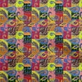 thumbnail image 1 of oneOone Cotton Flex Magenta Fabric Paisley Patchwork Craft Projects Decor Fabric Printed By The Yard 40 Inch Wide, 1 of 6