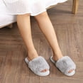 thumbnail image 6 of EastVita Plush Comfortable Flat Women's One-Line Thermal Slippers For Autumn and Winter, 6 of 11