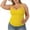 Yellow, variant on Tqcoqu Plus Size Women's Cami Tank Tops Cross Back Halter Sleeveless Summer Trendy Loose Casual Tops,Black,Women's XL-XXXXL