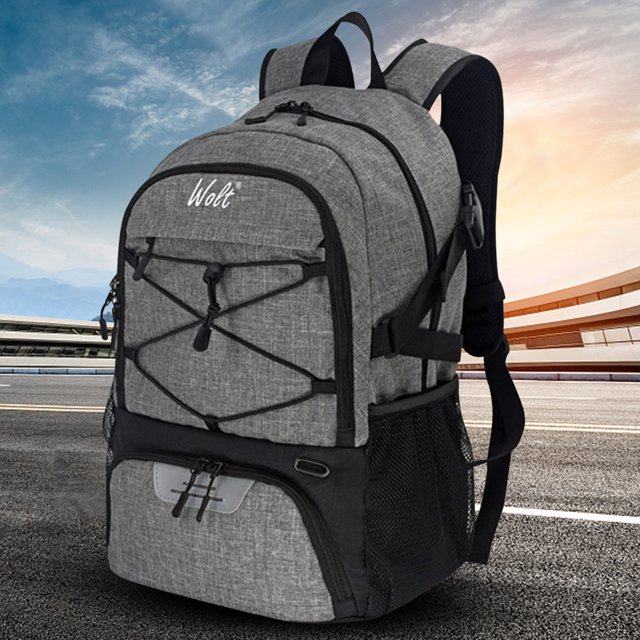 Mochila unisex de fútbol de gran capacidad para gimnasio, apta para niños y niñas para todos los deportes