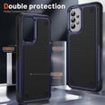 thumbnail image 4 of Funda para Samsung A73 5g, doble capa de protección, a prueba de golpes, protección para pantalla y cámara., 4 of 5