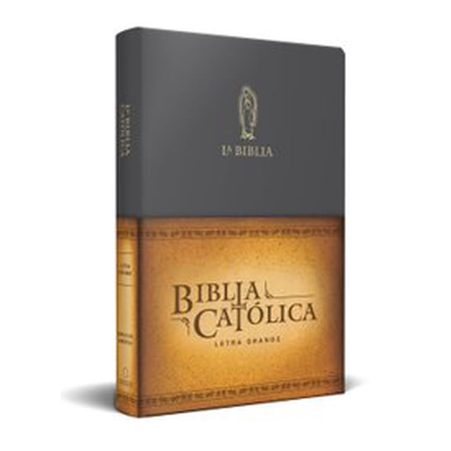LA BIBLIA CATOLICA: EDICION LETRA GRANDE. SIMIL PIEL COLOR NEGRO ORIGEN BIBLIA DE AMERICA